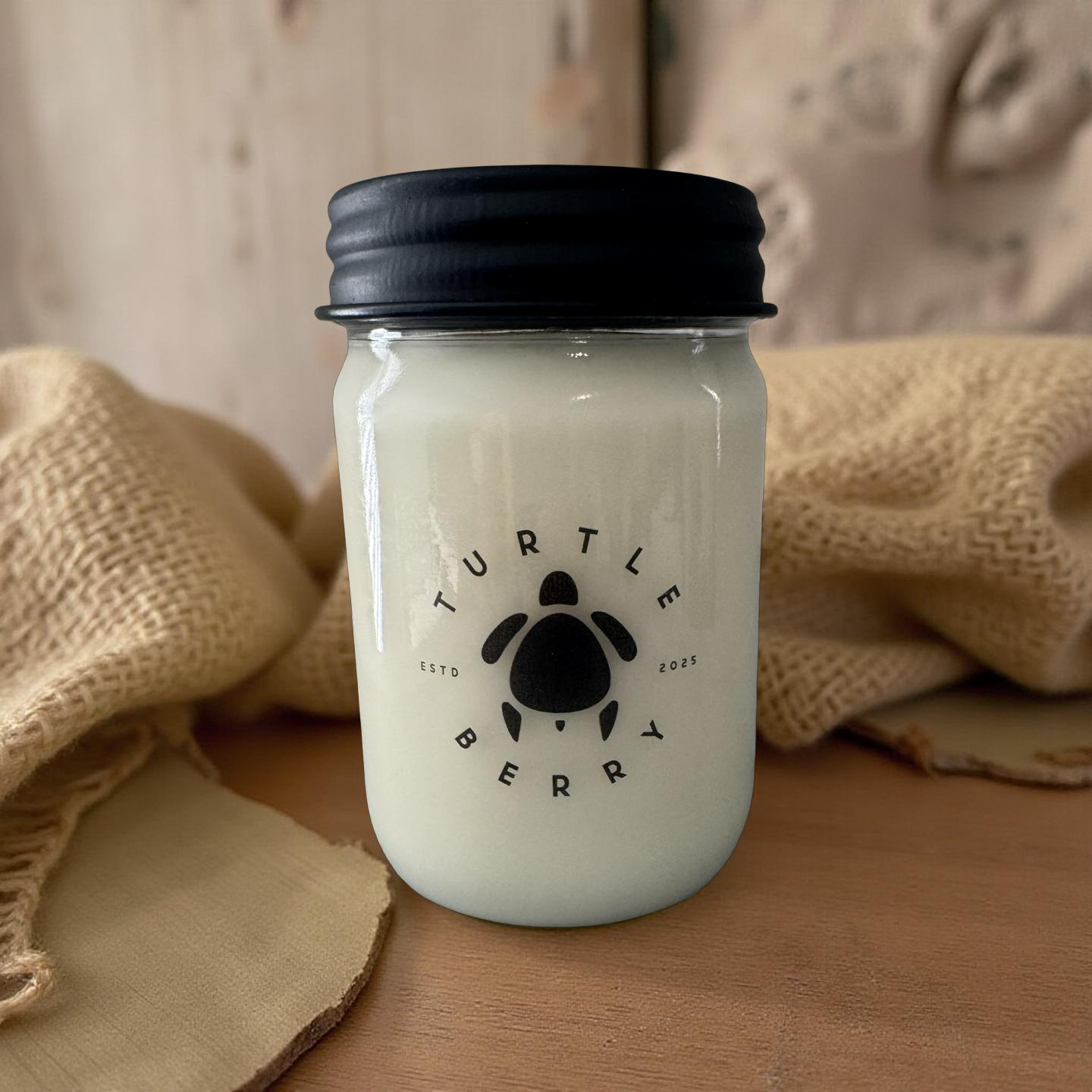 Mason Jar Candle in Cran-Apple Marmalade