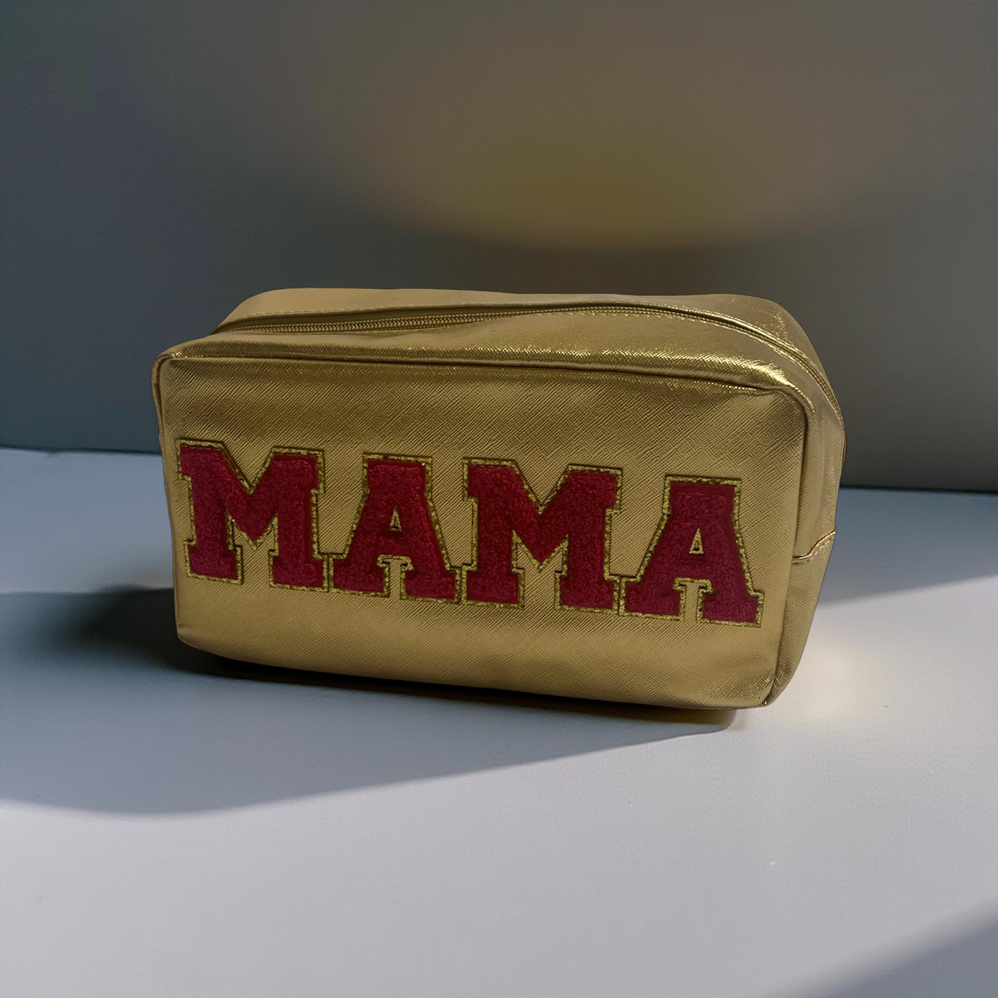 Gold Mama Makeup Bag