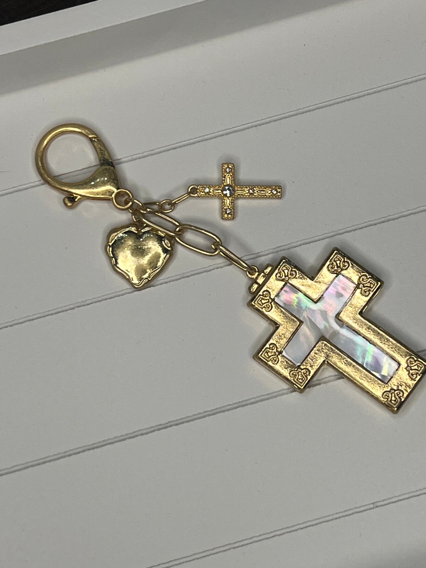 Cross Bag Charm