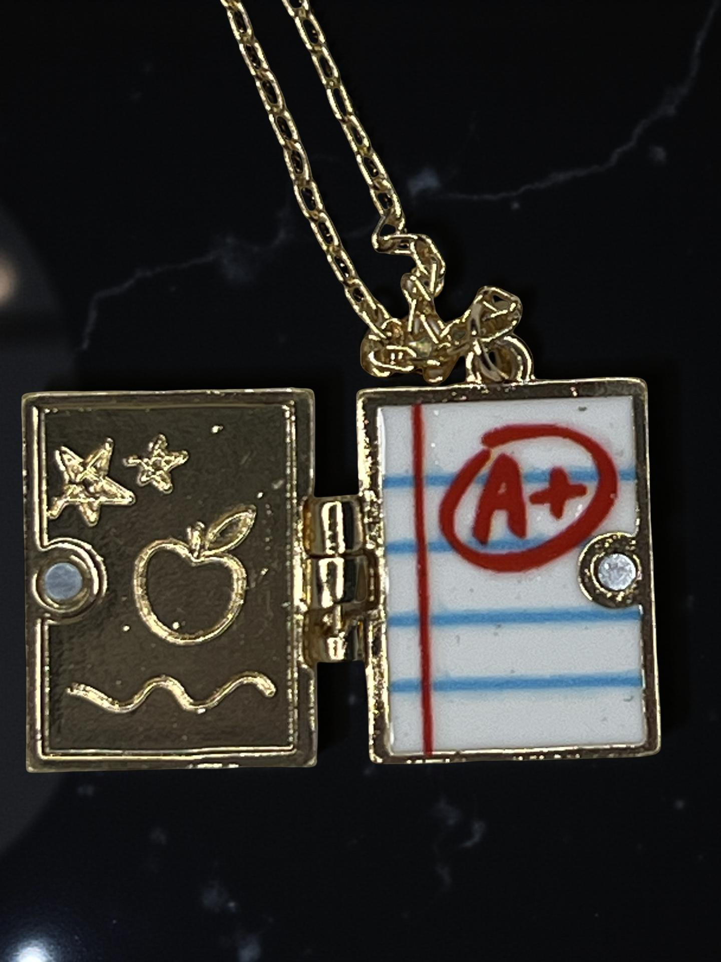 Composition Pendant Necklace