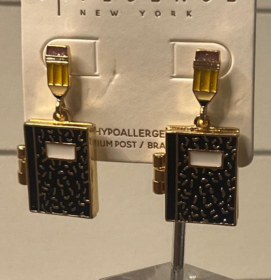 Composition Notebook Earrings