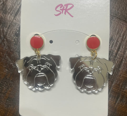 Medium Bulldog Dangle with Red Top