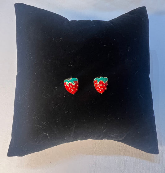 Strawberry Stud Earrings