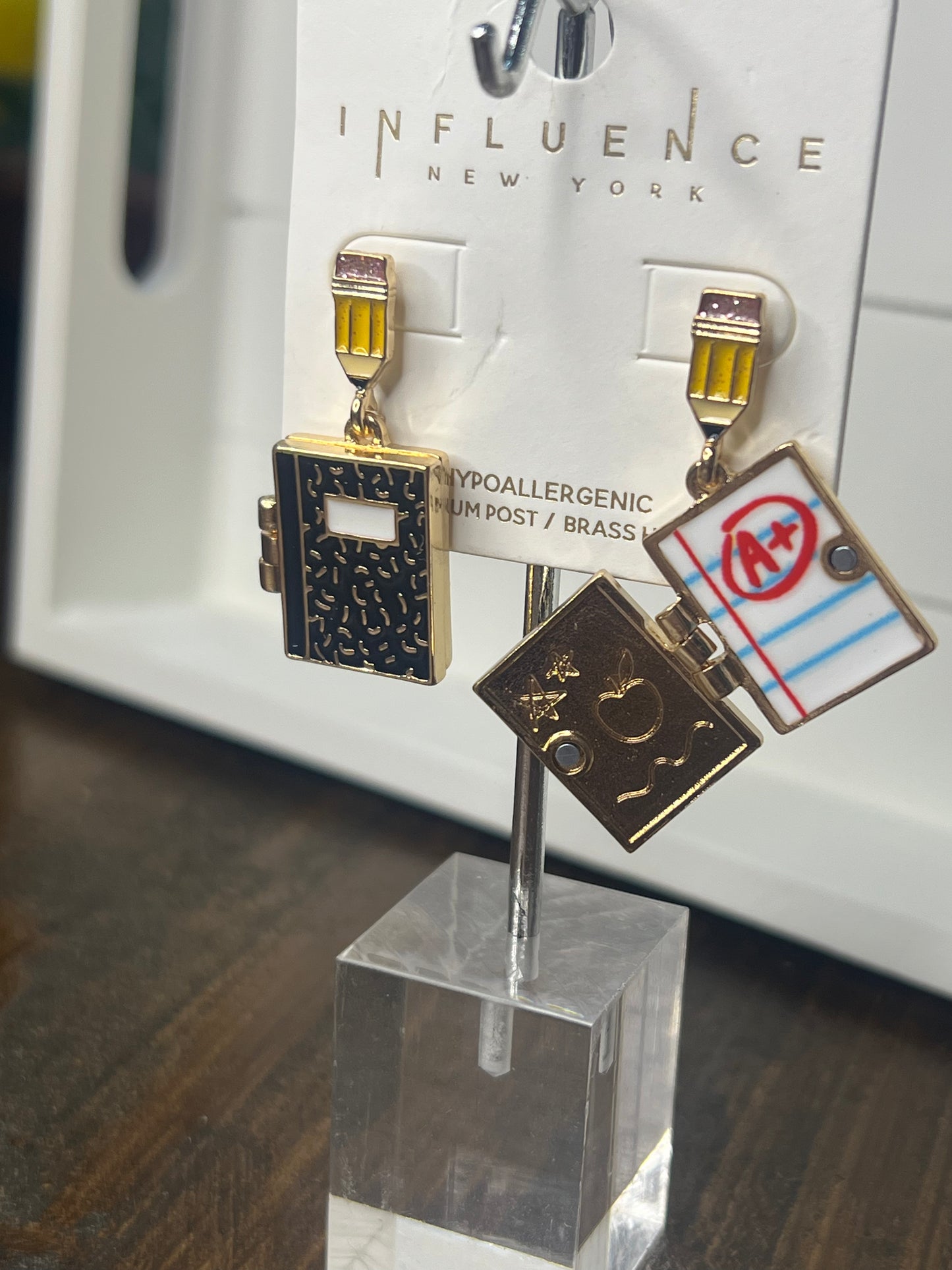 Composition Notebook Earrings
